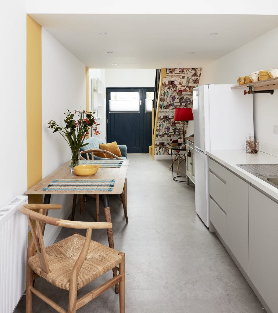 A garage converted into a studio apartment, by Kitt Interiors, Interior Design Dublin